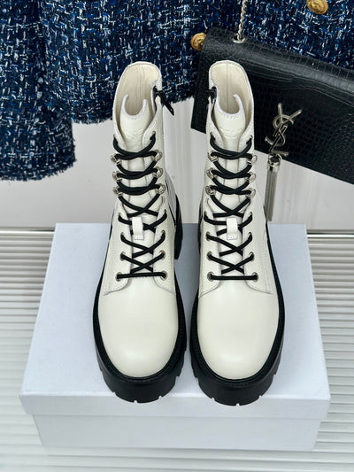 White thick-soled Celine autumn and winter boots VIP1:1