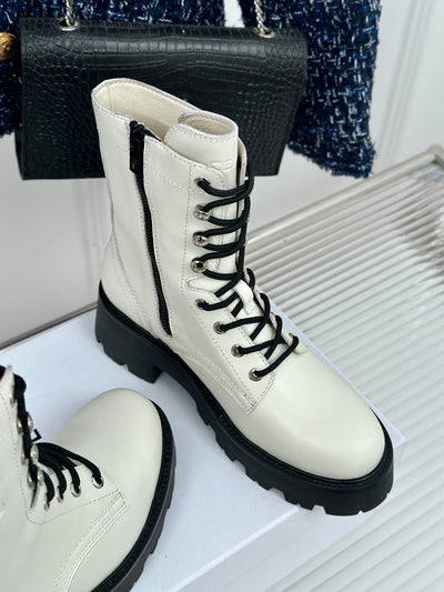 White thick-soled Celine autumn and winter boots VIP1:1