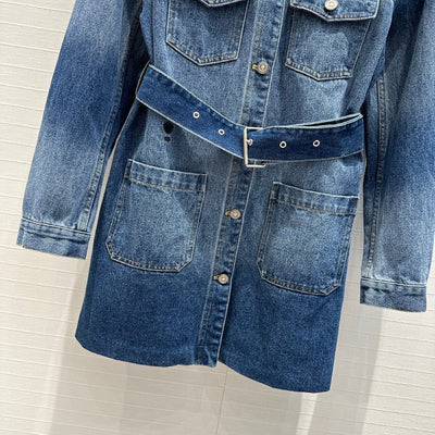 DIO* 24SS gradient washed denim jacket skirt 1:1 VIP 8