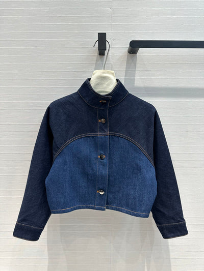 FEN * 24SS colorblock denim jacket/skirt 1:1 VIP 8