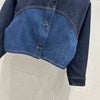 FEN * 24SS colorblock denim jacket/skirt 1:1 VIP 8