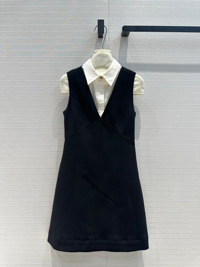 DIO* 24SS Fake Two-piece Vest Dress 1:1 VIP 8