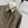 FEN* 24SS Letter Print Silk Shirt/Skirt 1:1 VIP 8