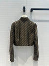 FEN* 24SS Letter Print Silk Shirt/Skirt 1:1 VIP 8