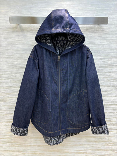 DIO* 24SS jacquard denim hooded jacket 1:1 VIP 8