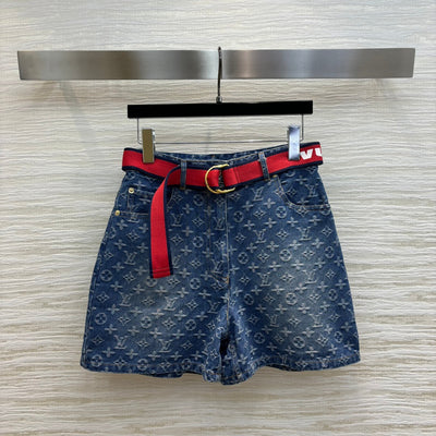 LOU* 24SS denim jacquard shorts 1:1 VIP 8