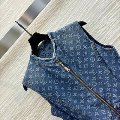 LOU* 24SS Denim Vest Dress 1:1 VIP 8