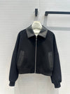 Herm* 24SS double-faced cashmere and leather jacket 1:1 8