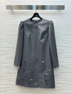 PRA* 24SS Heavy Diamond Sequin Dress 1:1 VIP 8