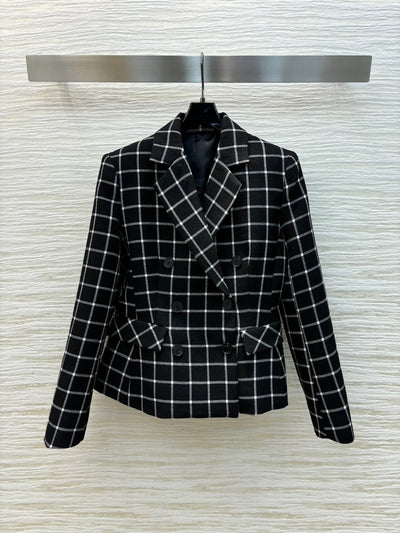 DIO* 24SS Plaid Blazer 1:1 VIP