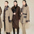 Herm* 24SS 100% sheepskin mid-length trench coat 1:1 VIP