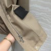 Herm* 24SS 100% sheepskin mid-length trench coat 1:1 VIP