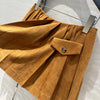 PRA* 24SS suede vest + ultra-short pleated skirt 1:1 VIP