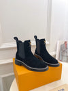 Louis Vuitton new 2025 new high quality VIP1:1 thick sole Chelsea ankle boots collection