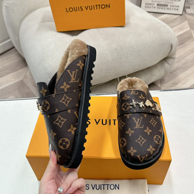 Louis Vuitton** new 2025 new style high quality VIP1:1 closed toe slippers