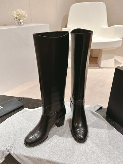 Chane** new 2025 new style high quality VIP1:1 boots Cowhide fabric, sheepskin lining