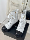 CHANE**2025 autumn and winter new VIP1:1 diamond letter thick heel short boots