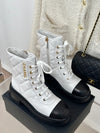 CHANE**2025 autumn and winter new VIP1:1 diamond letter thick heel short boots